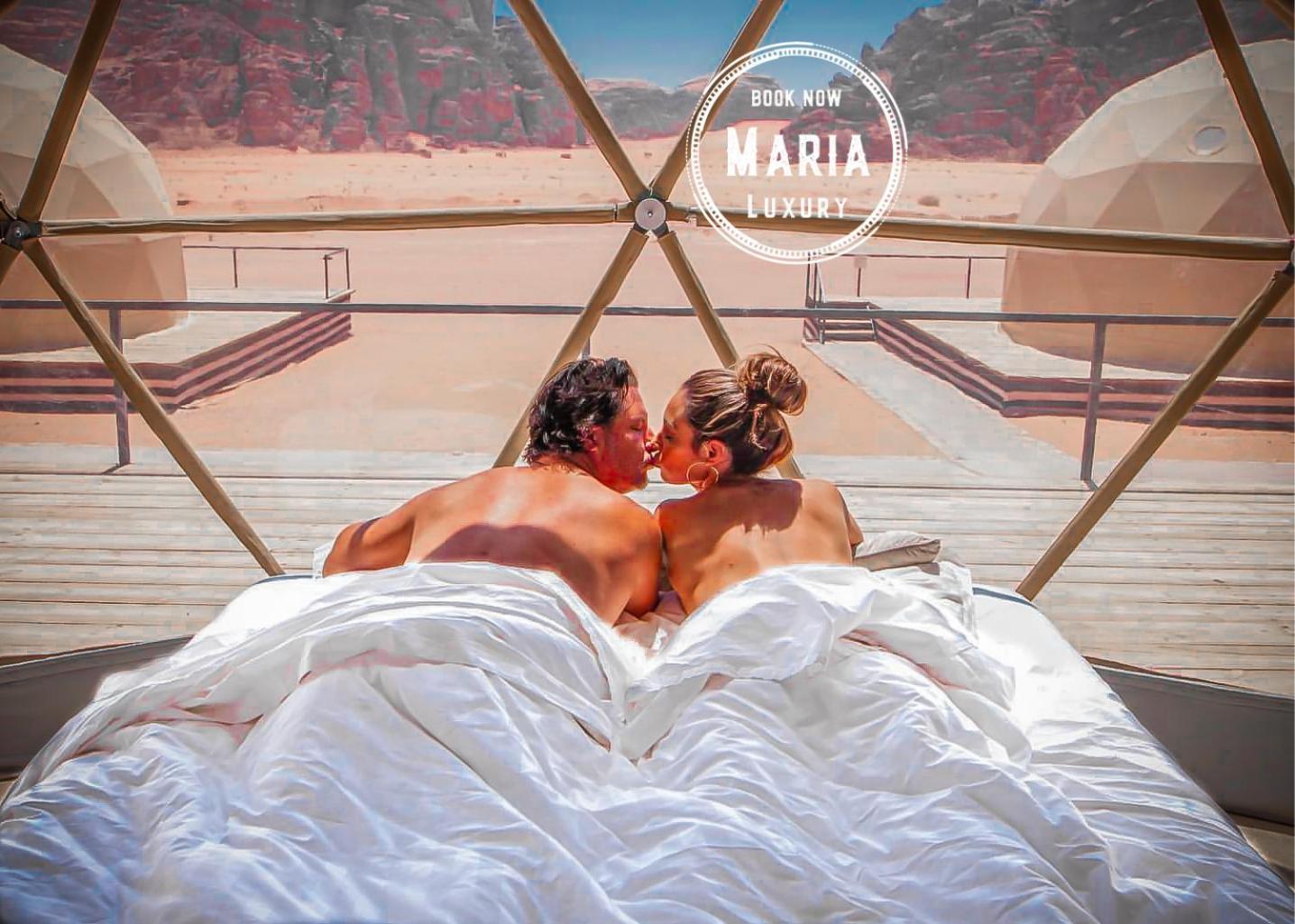 Rum Maria Luxury Camp & Bubble Rooms Wadi Rum Exterior foto